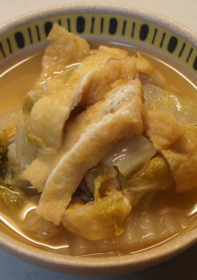 白菜と油揚げの煮物-レシピのメイン写真