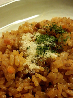 お玉1杯のミートソースで炊きこみご飯-レシピのメイン写真