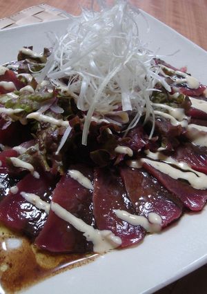 簡単!豪華!カツオのカルパッチョ-レシピのメイン写真