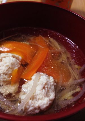 簡単♪あっさり生姜風味の鶏だんごスープ-レシピのメイン写真