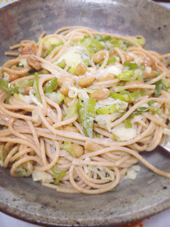 早い安い美味い☆ネギ塩レモン納豆パスタ☆-レシピのメイン写真