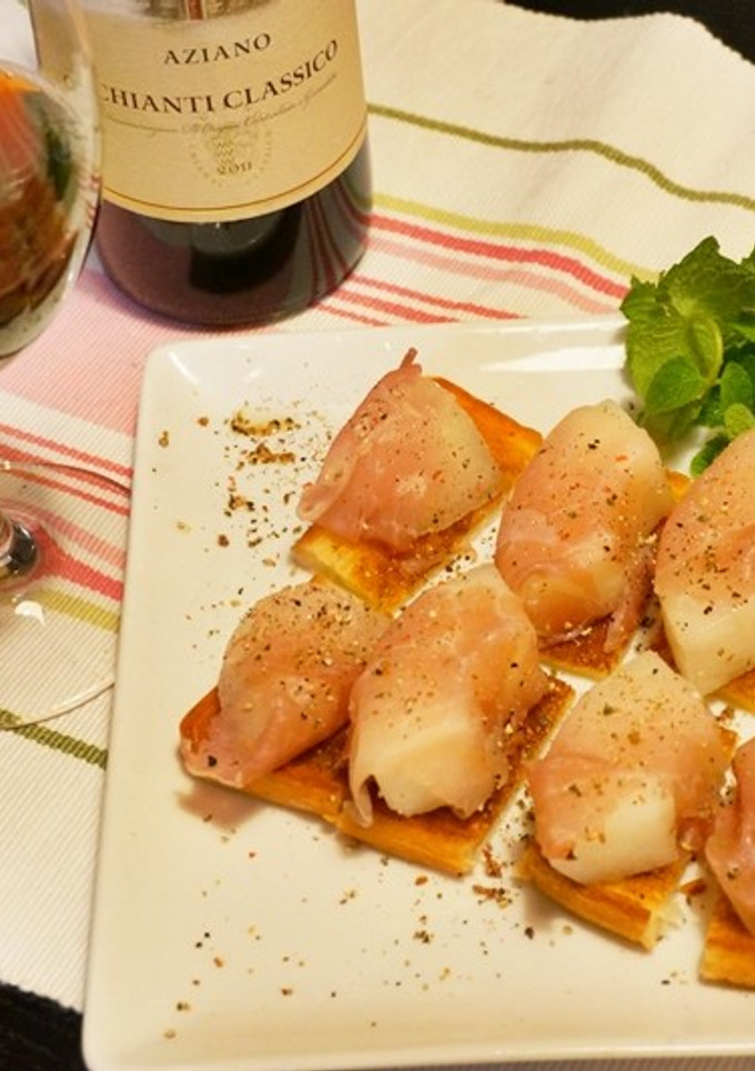 ワインと一緒に食べたい、梨トースト。-レシピのメイン写真