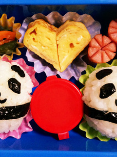 ☆キャラ弁☆〜ダブルパンダ〜-レシピのメイン写真