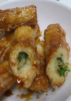 大葉入りちくわの天丼風☆お弁当にも☆-レシピのメイン写真