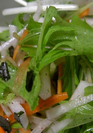 お茶漬けの素でサラダ-レシピのメイン写真