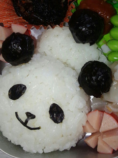 キャラ弁☆3Dパンダ-レシピのメイン写真