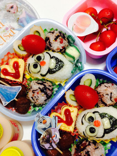 キャラ弁☆オラフ-レシピのメイン写真