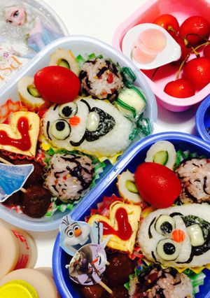 キャラ弁☆オラフ-レシピのメイン写真