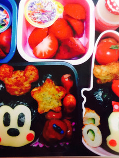 キャラ弁☆ミッキー&ミニー-レシピのメイン写真