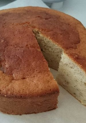 完熟バナナと生クリームのケーキ-レシピのメイン写真