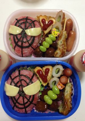 キャラ弁☆スパイダーマン-レシピのメイン写真