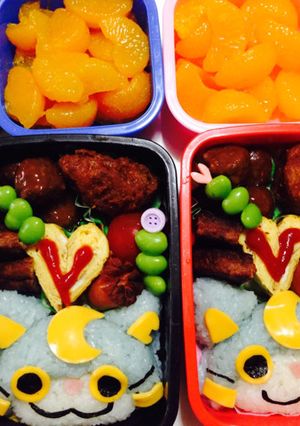 キャラ弁☆妖怪ウォッチブシニャン-レシピのメイン写真