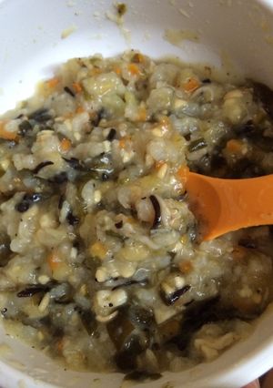 離乳食 ストック 納豆入炊き込み粥 覚書-レシピのメイン写真
