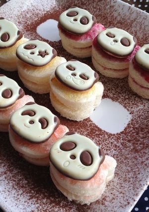 さくさくぱんだのジャムサンドケーキ-レシピのメイン写真