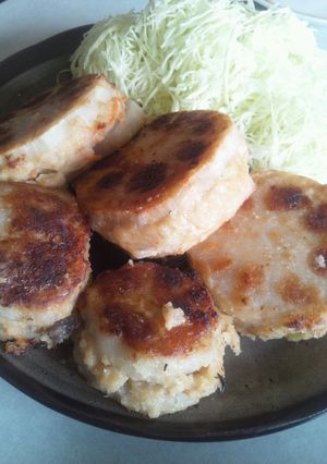 るる142 簡単!おからの蓮根挟み焼き-レシピのメイン写真