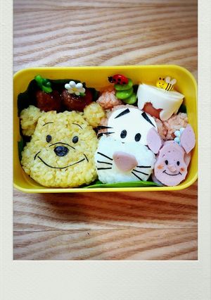 プーさん ティガー キャラ弁-レシピのメイン写真