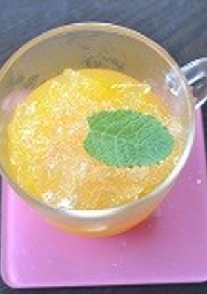 ジュースゼリーのきらきらゼリーのせ-レシピのメイン写真