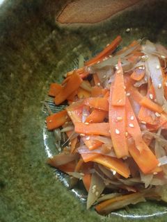 きんぴら牛蒡の梅肉入り-レシピのメイン写真