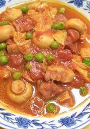 ベーコンと野菜のトマト煮-レシピのメイン写真