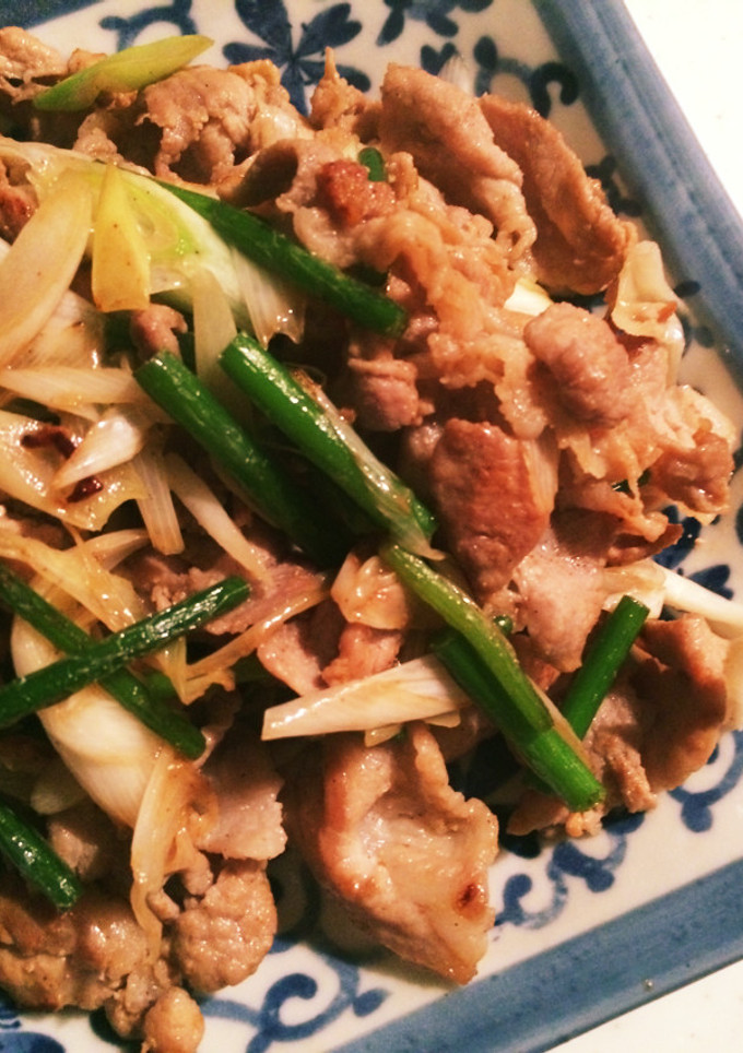 豚肉と香味野菜の中華炒め-レシピのメイン写真