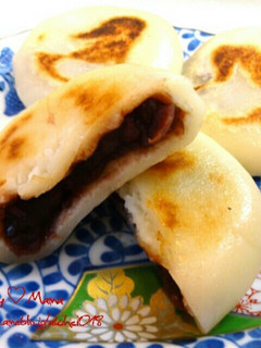 お正月に簡単おやつ/焼きあんこ餅-レシピのメイン写真