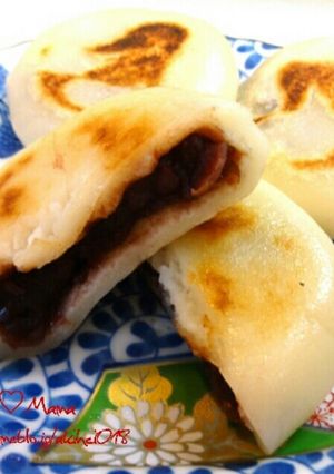お正月に簡単おやつ／焼きあんこ餅-レシピのメイン写真