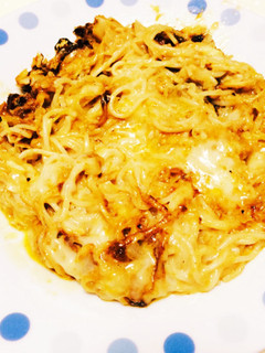 そうめん アレンジ☆もんじゃ風-レシピのメイン写真