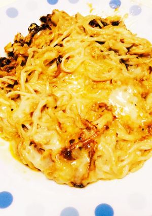そうめん アレンジ☆もんじゃ風-レシピのメイン写真