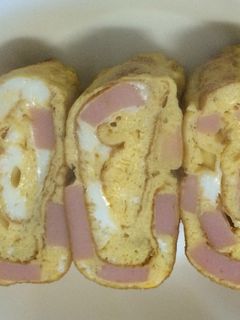 卵焼き(魚肉ソーセージ)-レシピのメイン写真