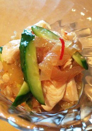 鶏とくらげの中華サラダ-レシピのメイン写真