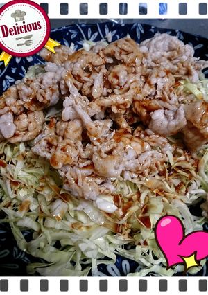 千切りキャベツがうまい!!焼き肉おかず！-レシピのメイン写真