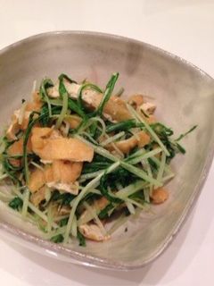 簡単一品水菜と油揚げのお浸し-レシピのメイン写真