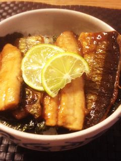 時短•簡単! さんまの蒲焼丼-レシピのメイン写真