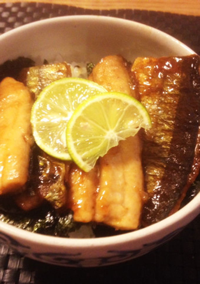 時短•簡単！ さんまの蒲焼丼-レシピのメイン写真