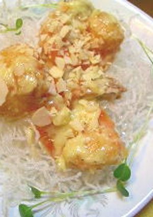 アーモンドで一味美味しい♪エビマヨ-レシピのメイン写真