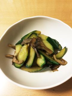 あと一品 舞茸ときゅうりの炒め物-レシピのメイン写真