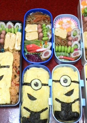 キャラ弁　ミニオン-レシピのメイン写真