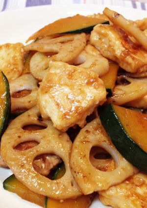 ダイエットに◎カジキと野菜のテリテリ炒め-レシピのメイン写真
