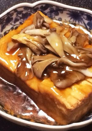 レンジで簡単☆きのこあんかけ豆腐-レシピのメイン写真