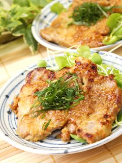 豚ソテー肉で味噌漬けの生姜焼き-レシピのメイン写真