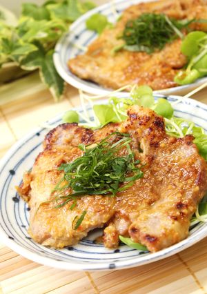 豚ソテー肉で味噌漬けの生姜焼き-レシピのメイン写真