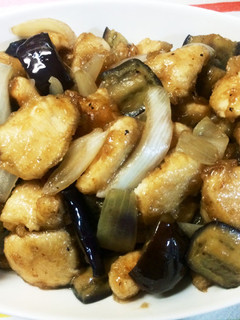 ジューシー鶏胸肉と茄子の甘酢あん-レシピのメイン写真