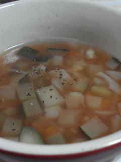 しらたきdeミネストローネ風スープ-レシピのメイン写真