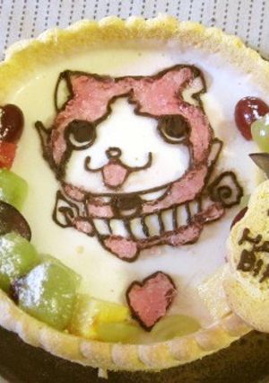 ジバニャンのケーキ☆ゼリーでキラキラ-レシピのメイン写真