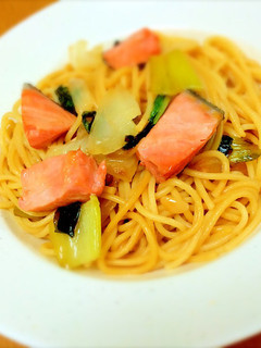 鮭の和風パスタ-レシピのメイン写真