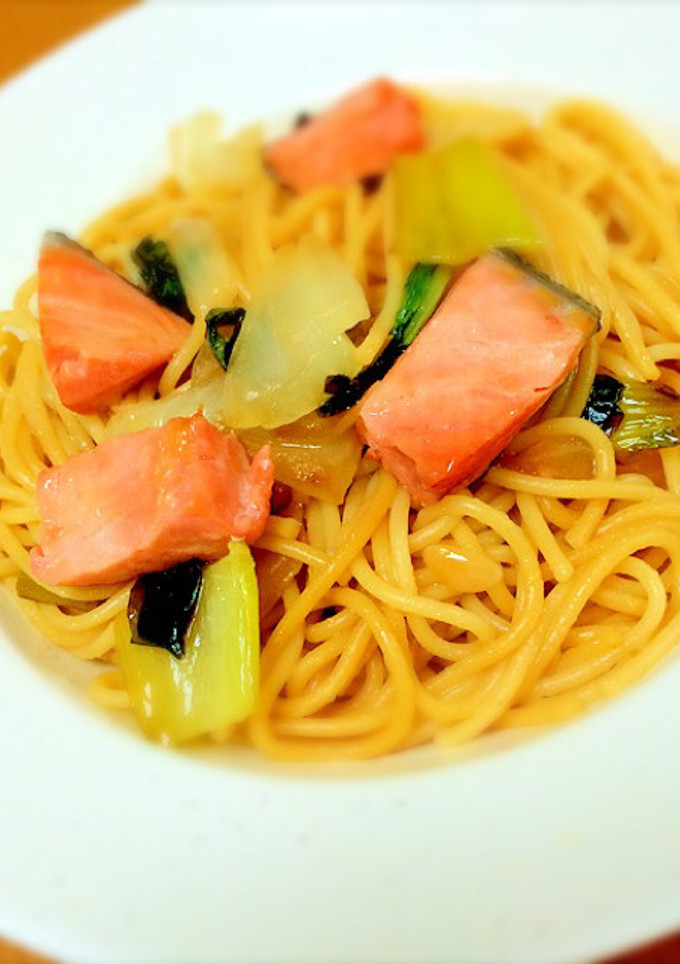 鮭の和風パスタ-レシピのメイン写真