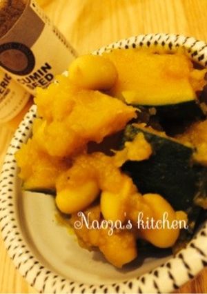 南瓜と大豆の煮付け☆カレー風味-レシピのメイン写真