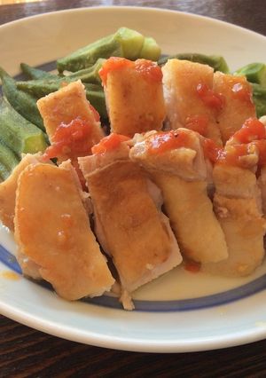 簡単♬塩トマトでがっつり鶏もも肉-レシピのメイン写真