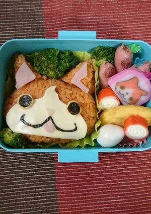 時短！大人気⭐ジバニャン⭐キャラ弁-レシピのメイン写真