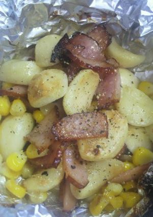 にんにくのバターホイル焼き-レシピのメイン写真